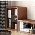 Modern Walnut Color Storage TV Cabinet With Drawers